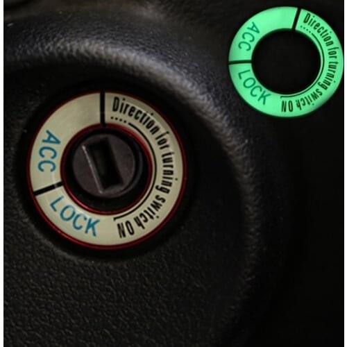 Car Ignition Key Hole Switch Ring Cover Trim For Peugeot 307 308 3008 Citroen C4 Q9QD