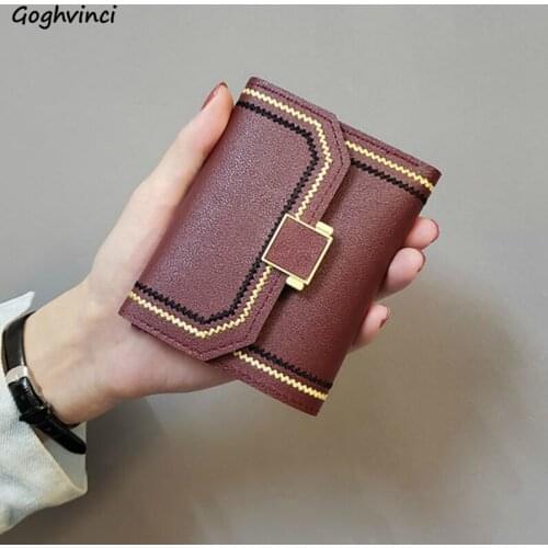 Wallets Women Hasp Embroidery Leisure Elegant Chic Card Holder Short Clutch Purses Mini Bag Daily Korean Style All-match Females