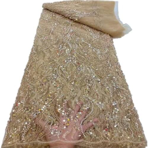 SJ Lace 2021 High Quality African Lace Fabric Organza French Net Embroidery Sequins Tulle Lace Fabric For Nigerian Party r6-22