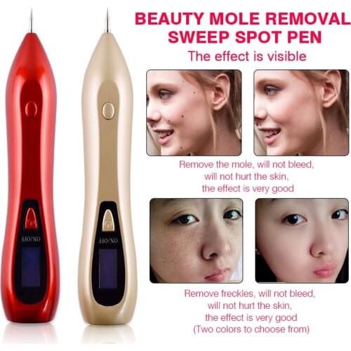 Two Color/Laser Freckle Removal Machine Skin Mole Removal Dark Spot Remover for Face Wart Tag Tattoo Pen Salon Home Beauty Care