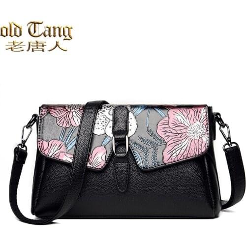 OLD TANG Autumn And Winter Fashion Luxury Handbags Women Shoulder Bags For Women 2020 Designer Lady Simple Messenger Bag
