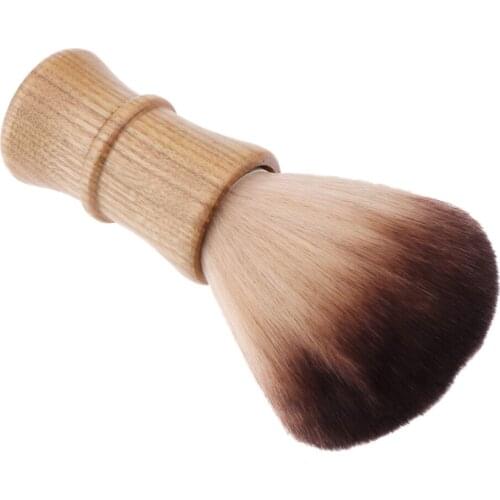 Barber Salon Soft Neck Face Duster Brush Shaving Hair Cutting Cleaning Brush