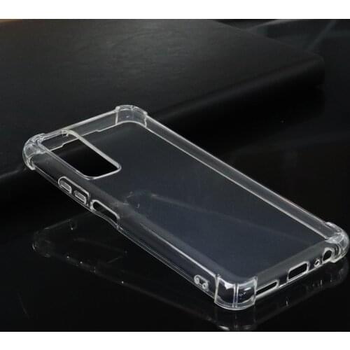 For Huawei P Smart 2021 Shockproof HD Clear Transparent Silicone TPU Soft Phone Back Case Cover Coque Funda