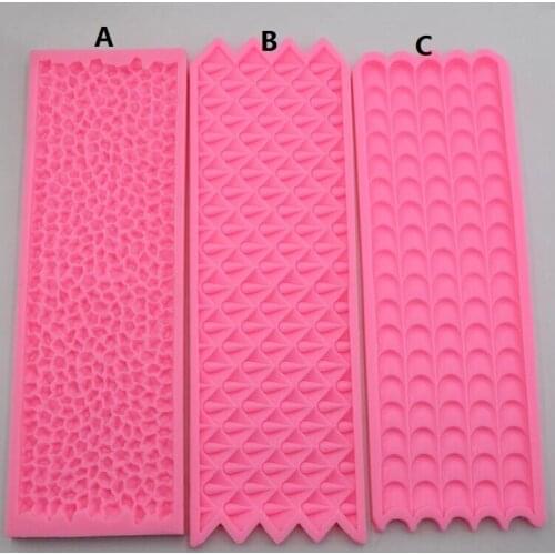 Different patterns fondant cake decoration silicone mold chocolate sugarcraft Soap silicone mold DIY baking tools