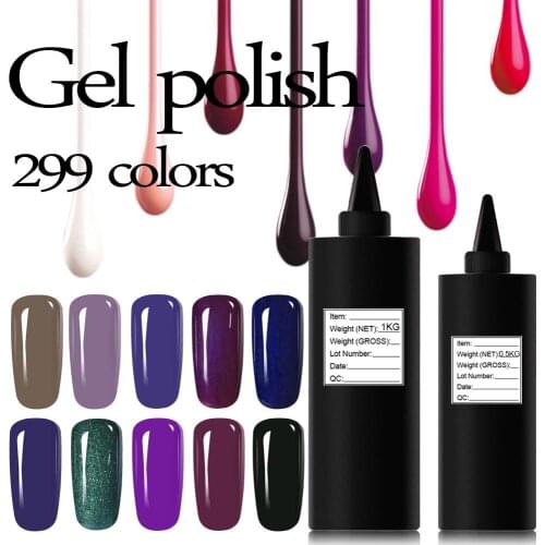 Blue Velvet Soak Off Varnish 500g UV LED Gel Nail Polish Long Lasting Gel Manicure Lacquer Top Base Coat Primer Foundation