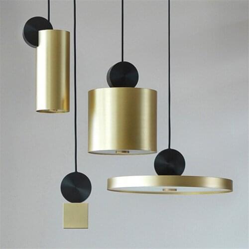 Nordic Modern loft hanging Glass Pendant Lamp Fixtures LED Pendant lights for Kitchen Restaurant Bar living room bedroom