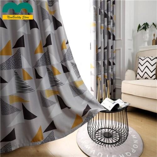 Modern Shading Window Curtain Cloth Blackout Curtains For Bedroom Living Room Rideaux Chambre Voilage Drapes