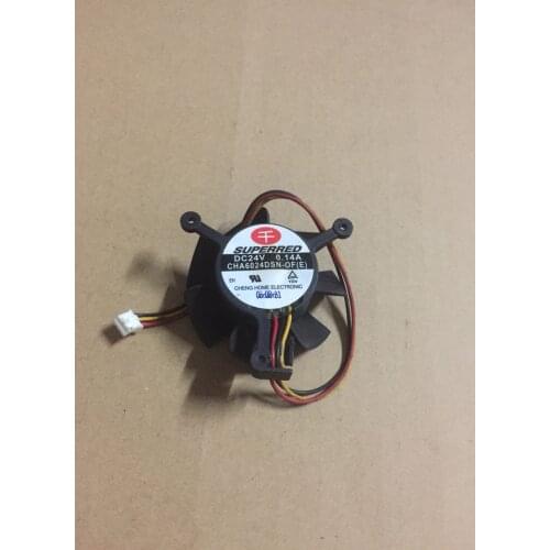 Superred CHA6024DSN-OF DC 24V 0.14A 60x60x24mm 3-wire Server Round Fan