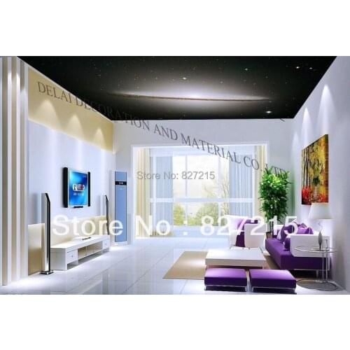 U-6869 pvc printing ceiling film for home ornament and living room decoration