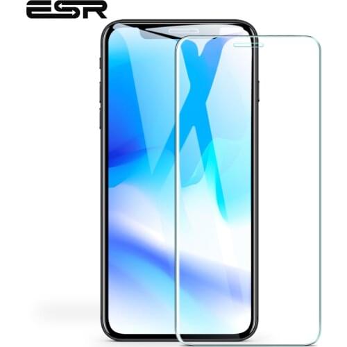 ESR Tempered Glass for iPhone X XS XR XS Max 3X Stronger Screen Tough Protector Glass Film for iPhone XS XR XS Max Glass Cover