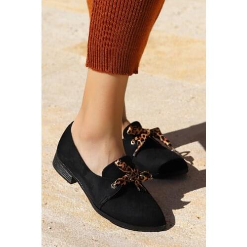 Ayakland 8328-102 Suede Daily Anatomical Women Casual Ballerina Shoes