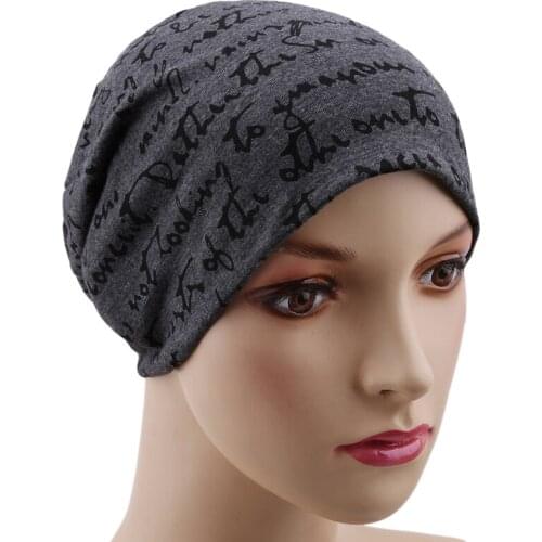 Women Cycling Cap Crochet Knit Riding Cap Winter Letter Printing Beanies Warm Caps Female Knitted Stylish Running Skiing Hats