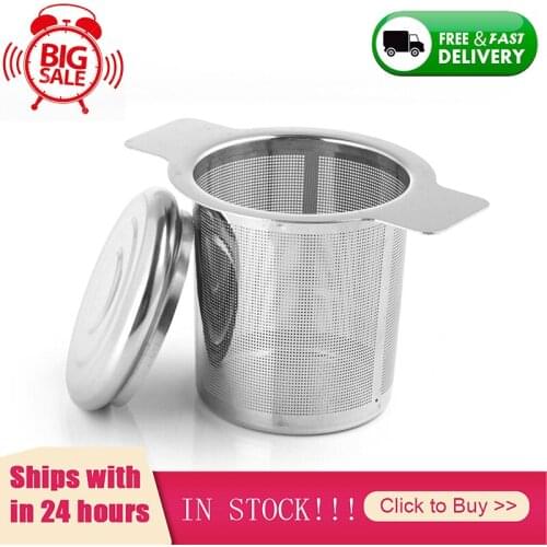 304 Metal Leak Tea Infuser Stainless Steel Loose Leaf Strainer Filter Herbal Kitchen Accessories Reusable Tea Infusers 1pcs