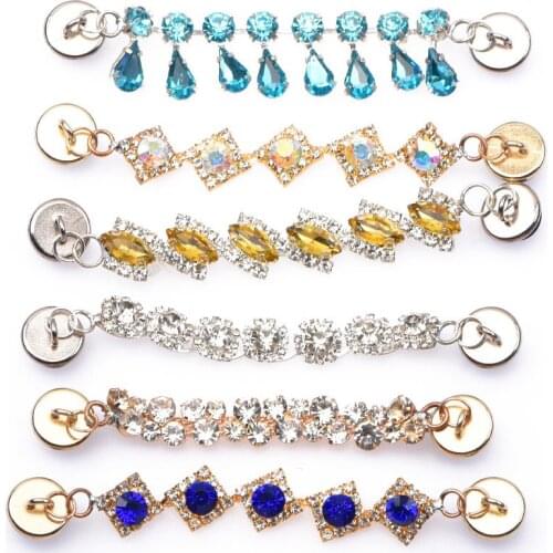 1pcs New Designer Chain Croc Charms JIBZ Accessories Decoration for Croc Shoes Charm Pendant Buckle for Gift