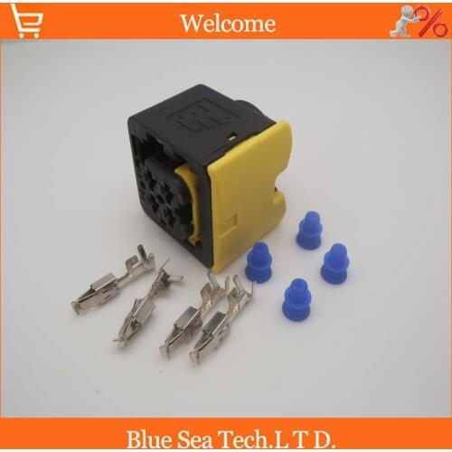 10 sets 4Pin 2-1418390-1 female Car/Auto oil sensor plug connector,Car waterproof electrical connector for TE