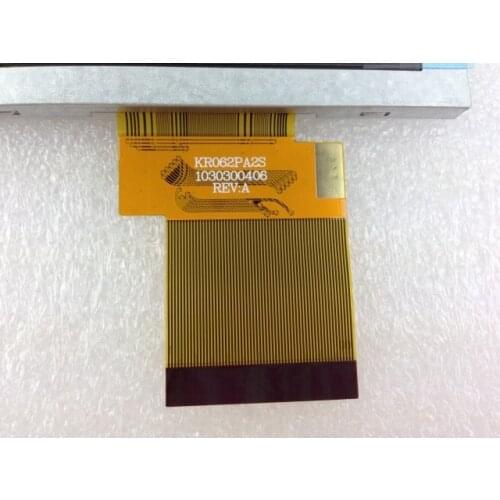 6.2 inch KR062PA2S vehicle DVD navigation LCD screen with touch screen