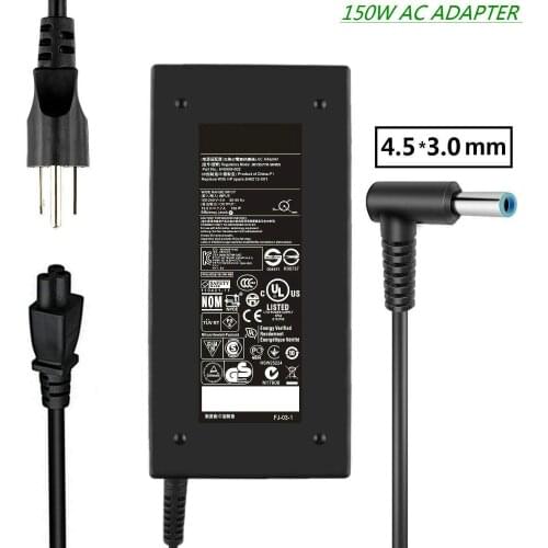 Huiyuan Fit for 19.5V 7.7A 150W AC Adapter for HP ZBook 15 G3 G4 15u Laptop ADP-150XB B Power Supply Connector 4.5mm x 3.0mm