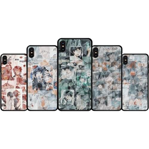 My Hero Academia Midoriya Izuku Kirishima Eijiro Acrylic Phone Case Cover For iphone X XR XS 11 12 Pro For Samsung Galaxy