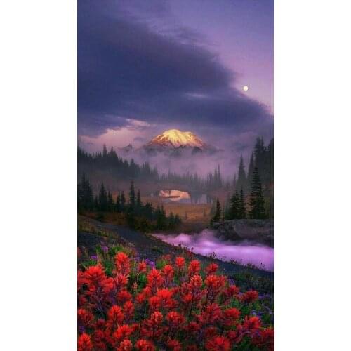 Diamond Embroidery Scenery 5D Diamond Painting Full Drill Needlework Diamond Painting Full Drill Kits Rhinestone