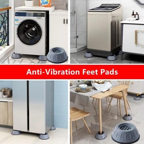 Anti Vibration Pad Washing Machine Rubber Feet Mat Universal Table Legs Pad Noise-reducing Furniture Foot Base Home ​Accessory