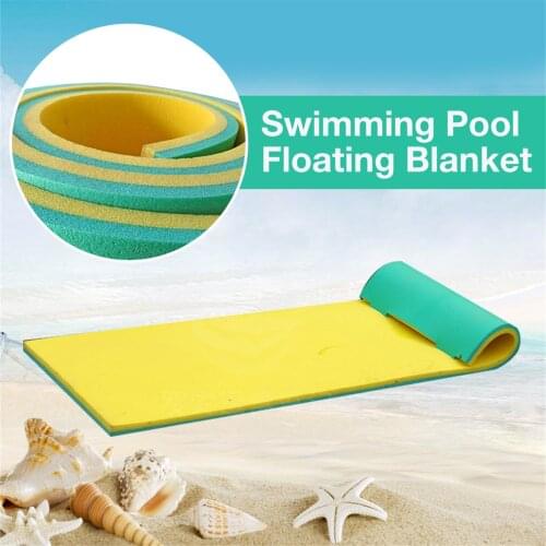 Pool Float Water Blanket Water Floating Bed Smooth Soft Comfortable Water Float Mat For Sunbathing Water Sports Picnics