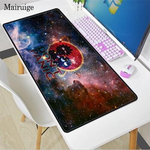 Mairuige Anime Rick Pattern Large Anime Mouse Pad Gaming Accessories Notebook Keyboard Gamer Mousepad XXL PC Computer Desk Mat