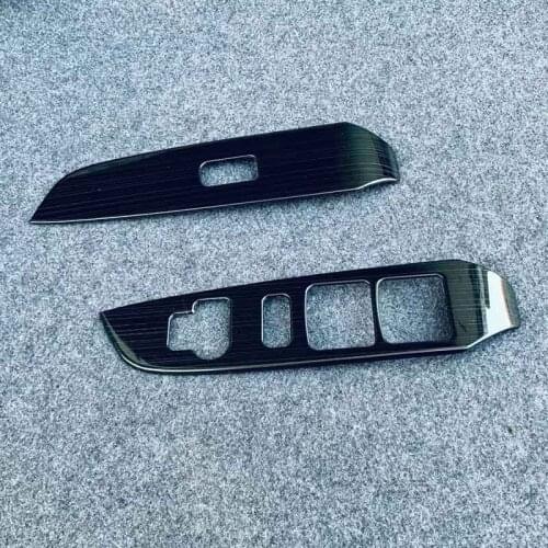 For 2020 2021 Suzuki Solio Stainless Window Control Panel Glass Lift Switch Cover Trim Protector Sticker Car Styling Accessories