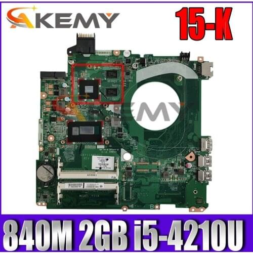 For HP ENVY 15-k003TX 15-K Laptop Motherboard 763588-501 763588-601 763588-001 840M 2GB i5-4210U 100% fully tested
