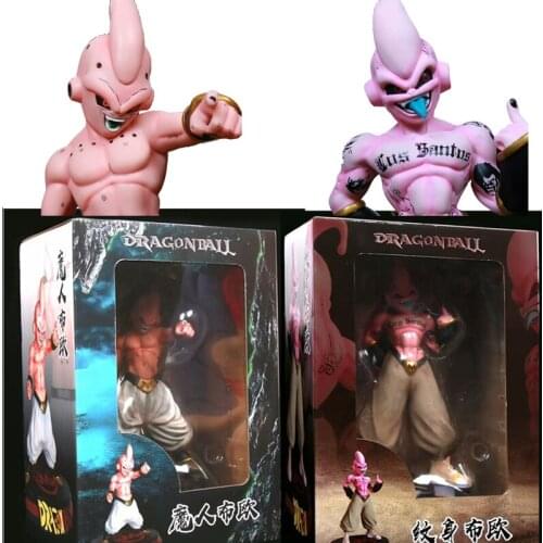 Majin Buu Action Figure Tattoo Buu Standing Doll Statue Model Fashion Toy Painted Figurine Gift 1/8 Scale