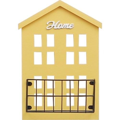Creative house wooden wall multifunctional sundries storage finishing wall hanging living room bedroom wall decoration