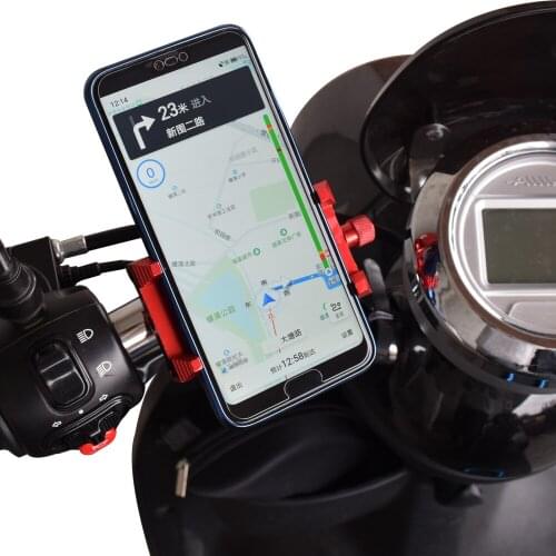 GHOST RACING aluminum alloy mobile phone bracket bicycle navigation bracket electric motorcycle fixed navigation bracket GHOST
