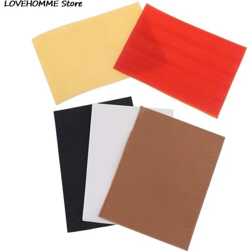 Doll Shoes Sole Material 2mm Thick DIY Making Dolls Shoes Accessories Handmade Cowhide Sole Kids Toys Birthday Gifts 12.5*9.5cm