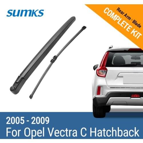 SUMKS Rear Wiper & Arm for Opel Vectra C Hatchback 2005 2006 2007 2008 2009