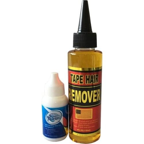 New arrival 1 bottle 1.3 Oz 38 ml Katelon super bonding adhesive wig glue with 1 bottle 4 Oz 118ml tape hair remover