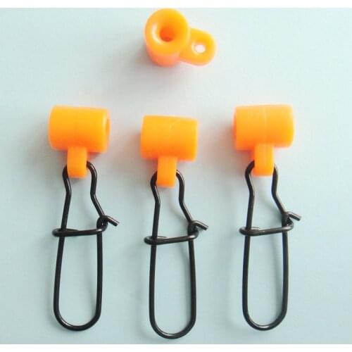 HEAVY DUTY Sinker Slides #6 Stainless Steel BLACK Duo Lock Snap Good for Braid Line