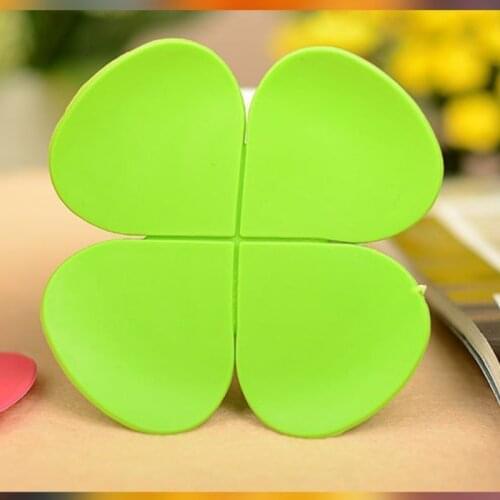 Heart Shaped Flower Coaster Insulation Mat Kitchen Table Mat Seven Color Clover Shaped Silicone Mat Cup Accessories