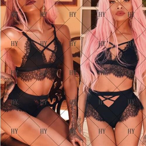 Ladies Women Sexy Lingerie hot Exotic Sets Nightgown Fashion Female Babydoll Underwear Lace Bra Garter G-String Sets Sleepwear