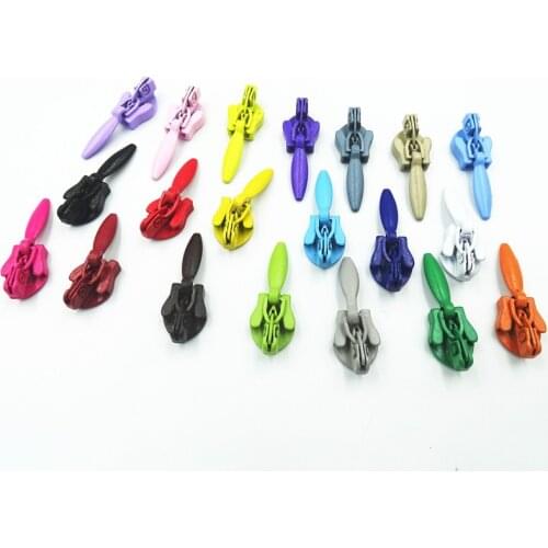 10 Colors 100Pcs Automatic lock Slider 3# Invisible Nylon Coil DIY Sewing Tool