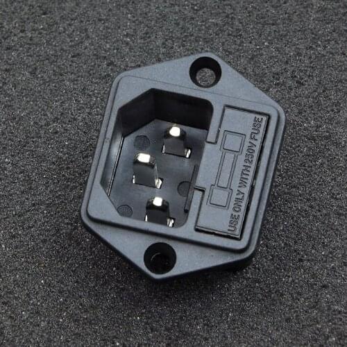 2pcs American power socket with fuse box 10A/250VAC