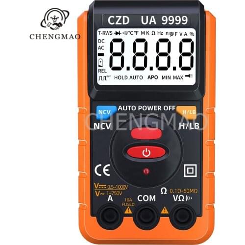 Identify Automatically And Measure Automatically High-precision Button Type UA9999 Smart Digital Multimeter Measurer