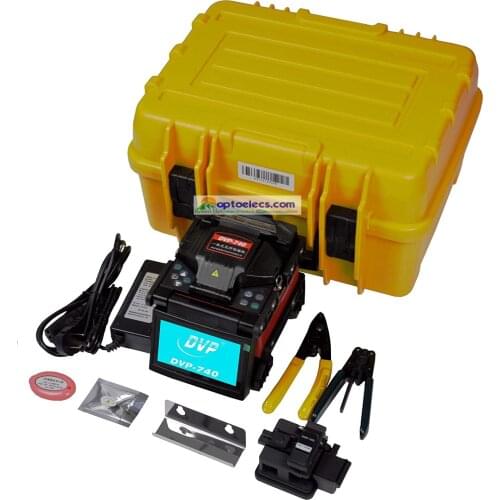 Free Shipping DVP-740 Original Optical fiber Arc Fusion Splicer FTTx / FTTH Welder Machine DVP-740 multi languages in stocks