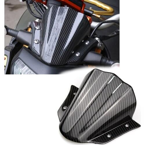 For Yamaha MT09 MT-09 Modified Carbon Fiber Motorcycle Windshield Front Windshield Protective Cover