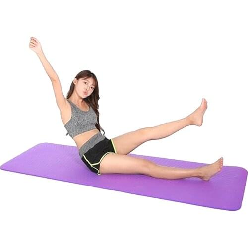 Fitness Equipment NBR Non-slip Yoga Mat Classic Colors and Simple Durable Design Blanket Pad for Lose Weight Exercise