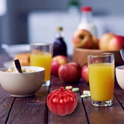 2x Indoor Pumpkin Shaped Fly Trap Pest Control Gnat Killer Insect Catcher, Reusable & Portable