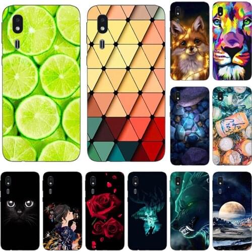 Fashion Printed Case For Samsung Galaxy A2 Core A2Core A260F Cover Original Cute Printing Drawing soft silicone Phone Case Shell