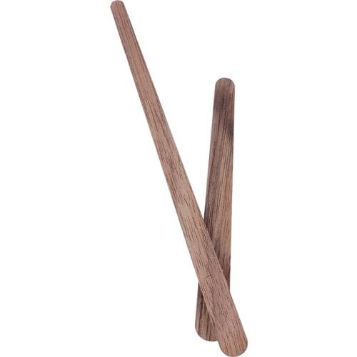 2020 Walnut Wall Clock Quartz Movement Pointer Hour Minute Second Hand Parts 12