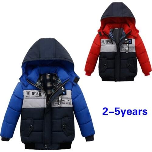 2020 New Winter Jacket Thick Girls Boys Coat Warm Childrens Jackets Cotton Infant Clothing Padded Jacket Kid Clothes