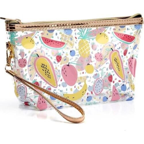 New Waterproof Transparent Cosmetic Cute Bags Storage Pouch Makeup Organizer Approved Clear Case Toiletry Bag PVC Zipper Travel