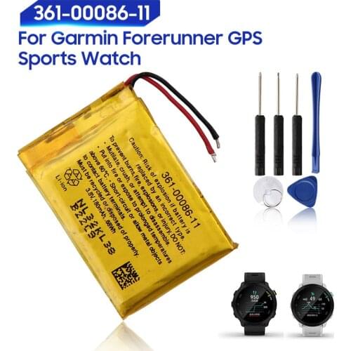 Original Replacement Battery For Garmin Forerunner GPS Sports Watch 361-00086-11 Genuine Battery 180mAh