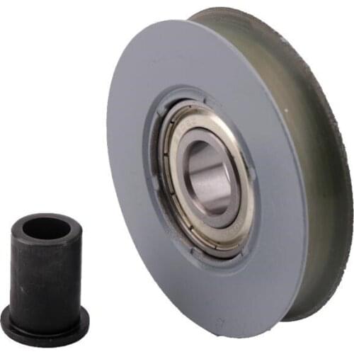 STRUSTESC 68*14*6202 Elevator Door Hanger Roller OD68mm W14mm Bearing 6202 W/WO Axle 68x14x6202
